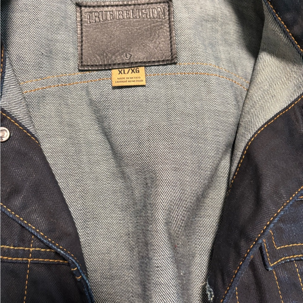 True Religion Blue Jeans Classic Indigo Stitch